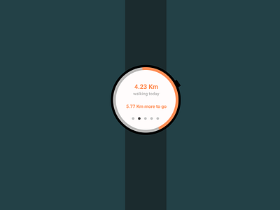 ##Daily UI - 041: Workout Tracker colors ellipeses linear design rectangles text