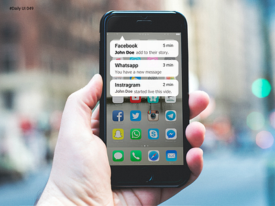 #Daily UI - 49 Notification daily ui daily ui 049 daily ui challenge figma figma design ios app design mobile ui notification ui design
