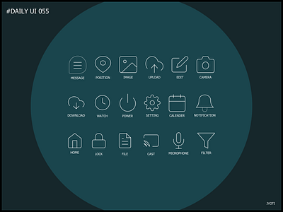 ##Daily UI 055 - Icon Set app dailyui55 dailyuichallenge figma icon iconset ui uiux