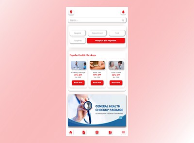 #3D Effect Health checkup Design 3d effect color figmadesign healthcare image online app uxdesign