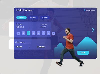 #Daily UI 062 - workout of the day 3d effect daily ui 62 dailyuichallenge drop shadow shadow ux vectorart web website design