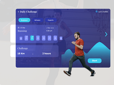 #Daily UI 062 - workout of the day