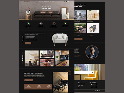 #Furniture landing page