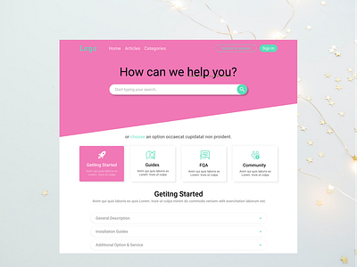 #Daily ui challenge 92 FQA 3d effects challenge uiux designer color daily ui 92 figma fqa guides help questions answer website