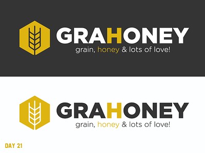 Daily Logo Challenge 21/50 daily daily challenge daily logo dailylogochallenge design granola honey illustration logo