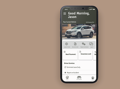 Car Sharing App app ux