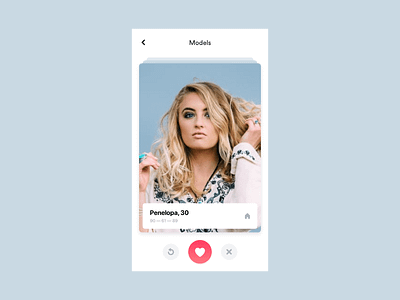 Model — Swiping mode