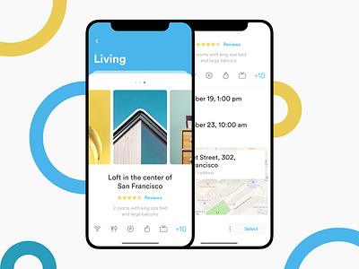 Triptana — Living app gallery hotel interface ios mobile trip ui ui design user interface design ux vacation visual design