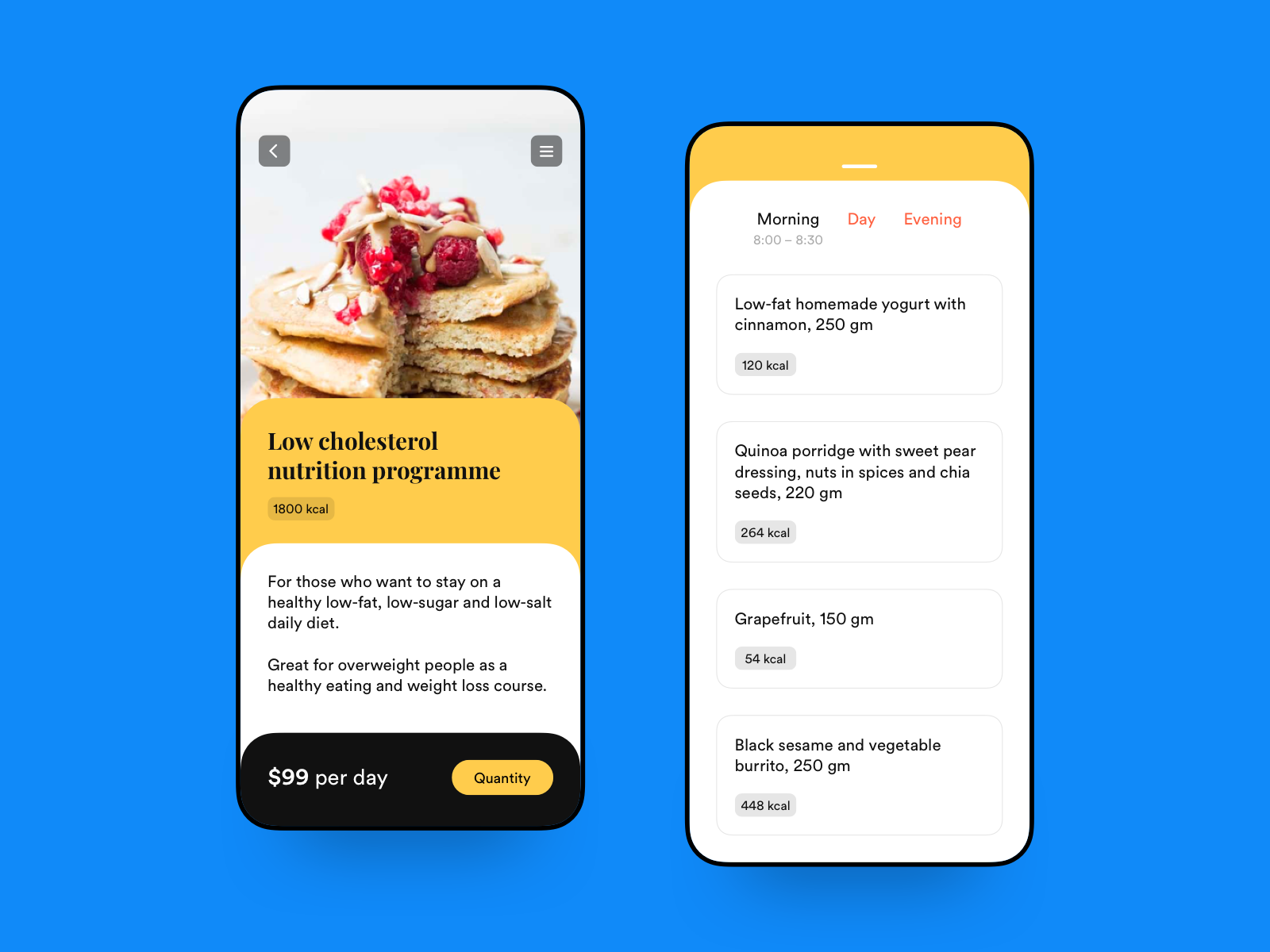 Healthy Food Delivery App by Khasan on Dribbble