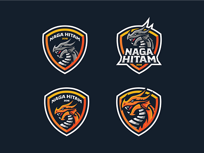 Logo options for Naga Hitam FC