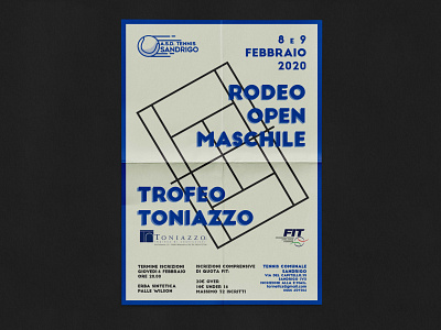 RODEO OPEN - Tennis Tournament Poster Design