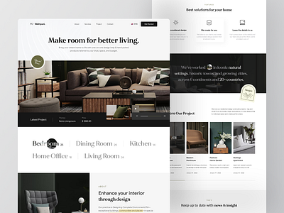 Wahyuni - Interior Landing Page Website