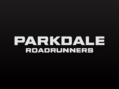 Parkdale Roadrunners Wordmark