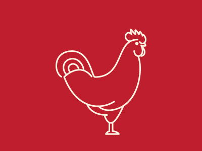 Rooster Icon bird chicken icon illustration rooster vector