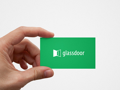 Glassdoor branding business card glassdoor identity logo