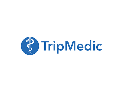TripMedic health icon identity logo logotype medical tripmedic white