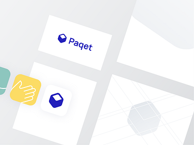 Paqet Brand bothrs box brand brand identity branding design system geometic geometry icon identity logo logomark logos package paqet visual identity