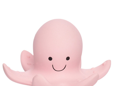 Tikiri Natural Rubber Octopus Bath-Toy