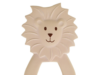 Tikiri Natural Rubber Lion Teether