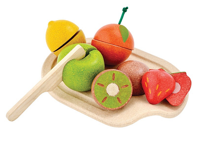 Play Toys Wooden Assorted Fruit Set