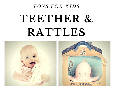 Teether and Rattle Toys for Kids