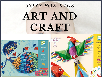 Art and Craft for Kids arts arts and crafts baby children development fun activity kids learning games new born gifts new born toys skills skills development thegingertots
