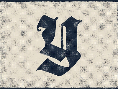 • Y • 36daysoftype 36daysoftype05 blackletter calligraphy goodletters gothic handletter handmade lettering storbajo typism