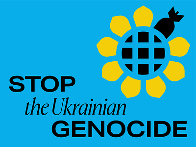 Stop the Ukrainian Genocide design donate genocide graphic design helpukraine russia standwithukraine stopputin stoprussia stopwarinukraine supportukraine ukraine war