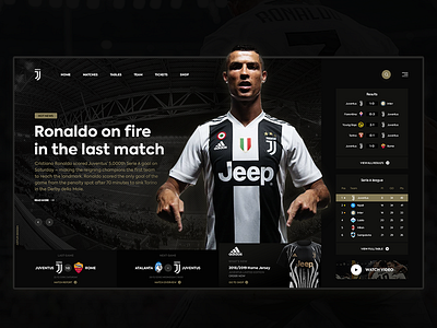 Juventus UI redesign concept