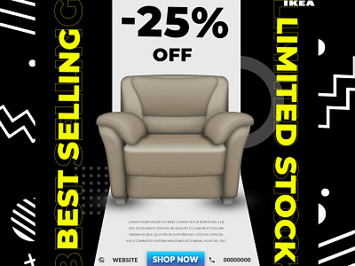 Chair social media design conception design graphic design inspiration insragram instagram design instagram post media post post design social social media design