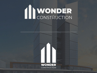 Wonder construction logo design conception brand branding conception design graphic design icon identity logo logo design vector visual visual identity