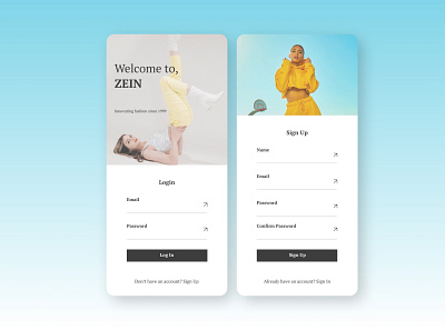 UI Daily Challenge - Sign In Page #DailyUI mobile app ui uiux ux
