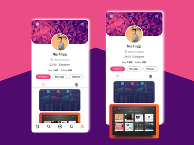 Daily UI : 006 Profile