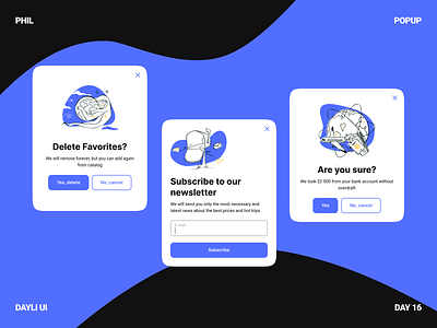 Pop-up app dailyui dailyui016 dailyuichallenge design illustration logo picture popup ui ux vector
