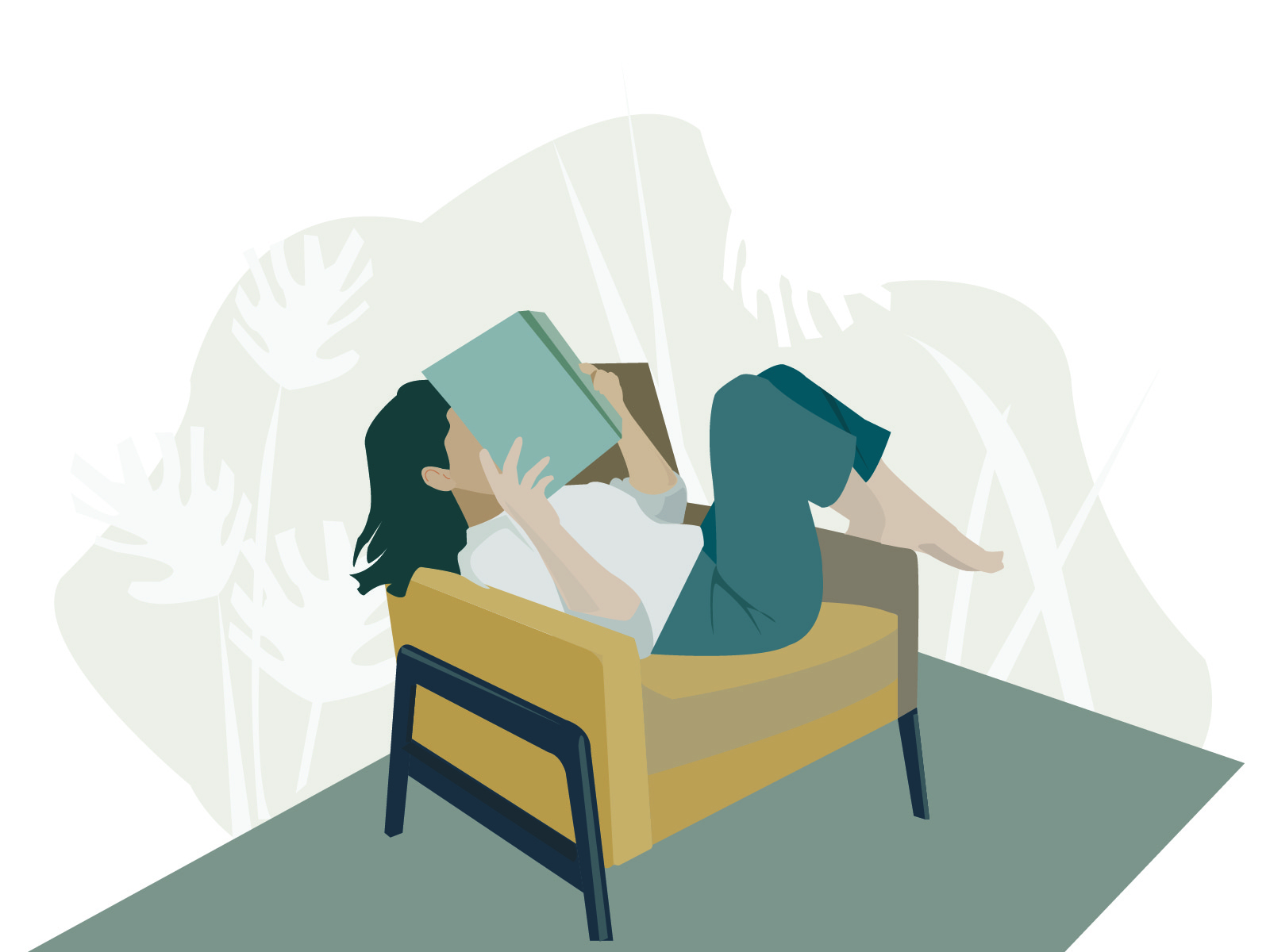 flat illustration by Ann on Dribbble