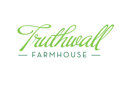 Truthwall Farmhouse – Logo brand design farm holiday identity logo typography