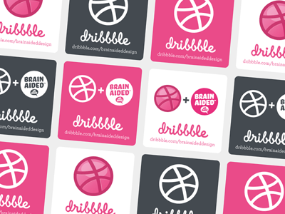 Brain Aided™ Design - dribbble Stickers