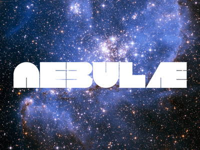 Nebulæ Logo #01 branding custom design identity logo nebulae nebulæ space type typography