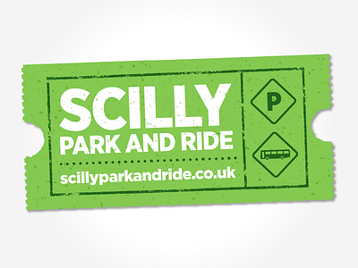 Scilly Park And Ride – Logo Design brand branding cornwall design identity isles of scilly logo park parking ride travel