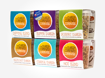 The Dukkah Company – Product Packaging Shot #3 branding cornwall design dukkah food identity logo packaging