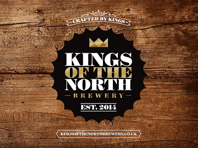 Kings Of The North Brewery – Logo ale beer branding brewery craft identity logo