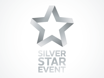 Inkfish - Silver Star Event Logo design identity inkfish logo promotion silver