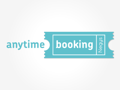 Anytime Booking - Logo R+D #1 anytime booking design identity logo negys