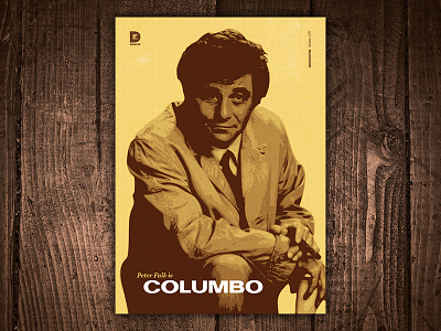 Peter Falk is Columbo Art Print 1970s art character columbo detective peter falk print tv show