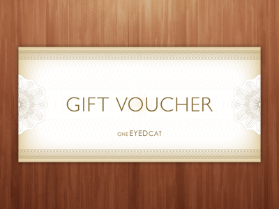 One Eyed Cat - Voucher front