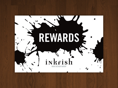 Inkfish - Rewards #01 card hair print promotion reward salon