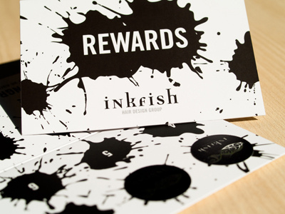 Inkfish - Rewards #03 card hair inkfish print promotion reward salon