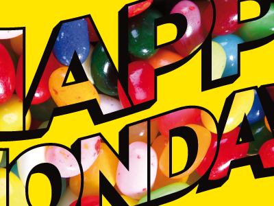 fuel - Happy Mondays logo cornwall design drink falmouth food fuel happy mondays print student