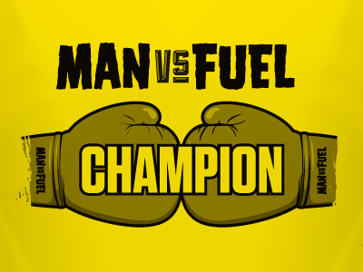 fuel - Man Vs Fuel T-shirt back cornwall design falmouth food fuel man shirt student t shirtprint versus vs