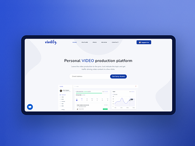 Vindify | Video production platform platform product design ui ux video